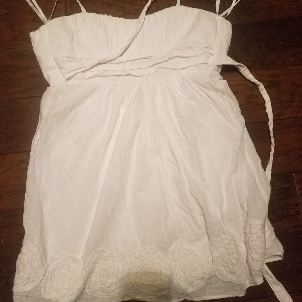 White sun dress
